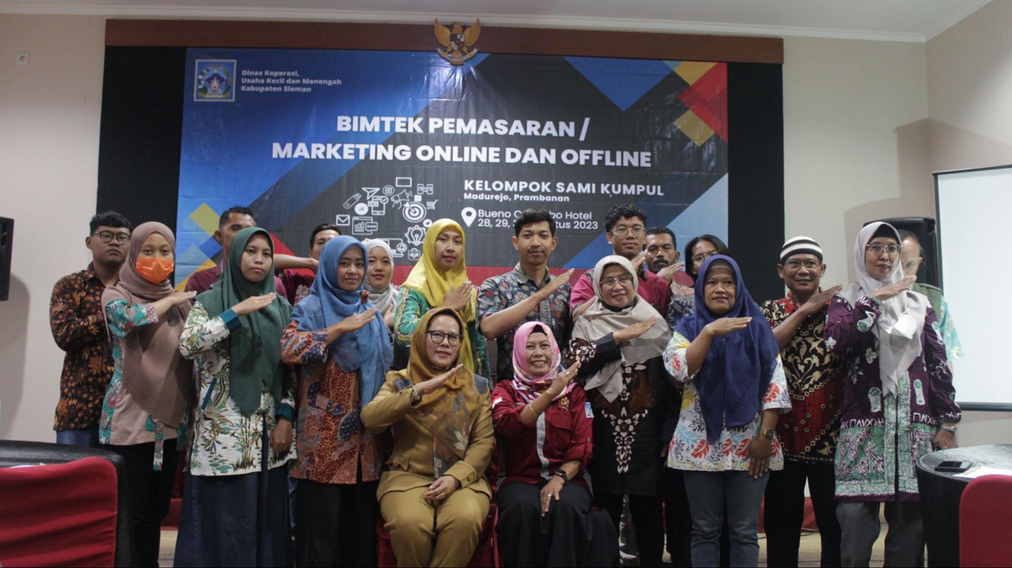 Bimbingan Teknis Pemasaran Offline dan Online (POKIR) Kelompok Sami Kumpul Sleman
