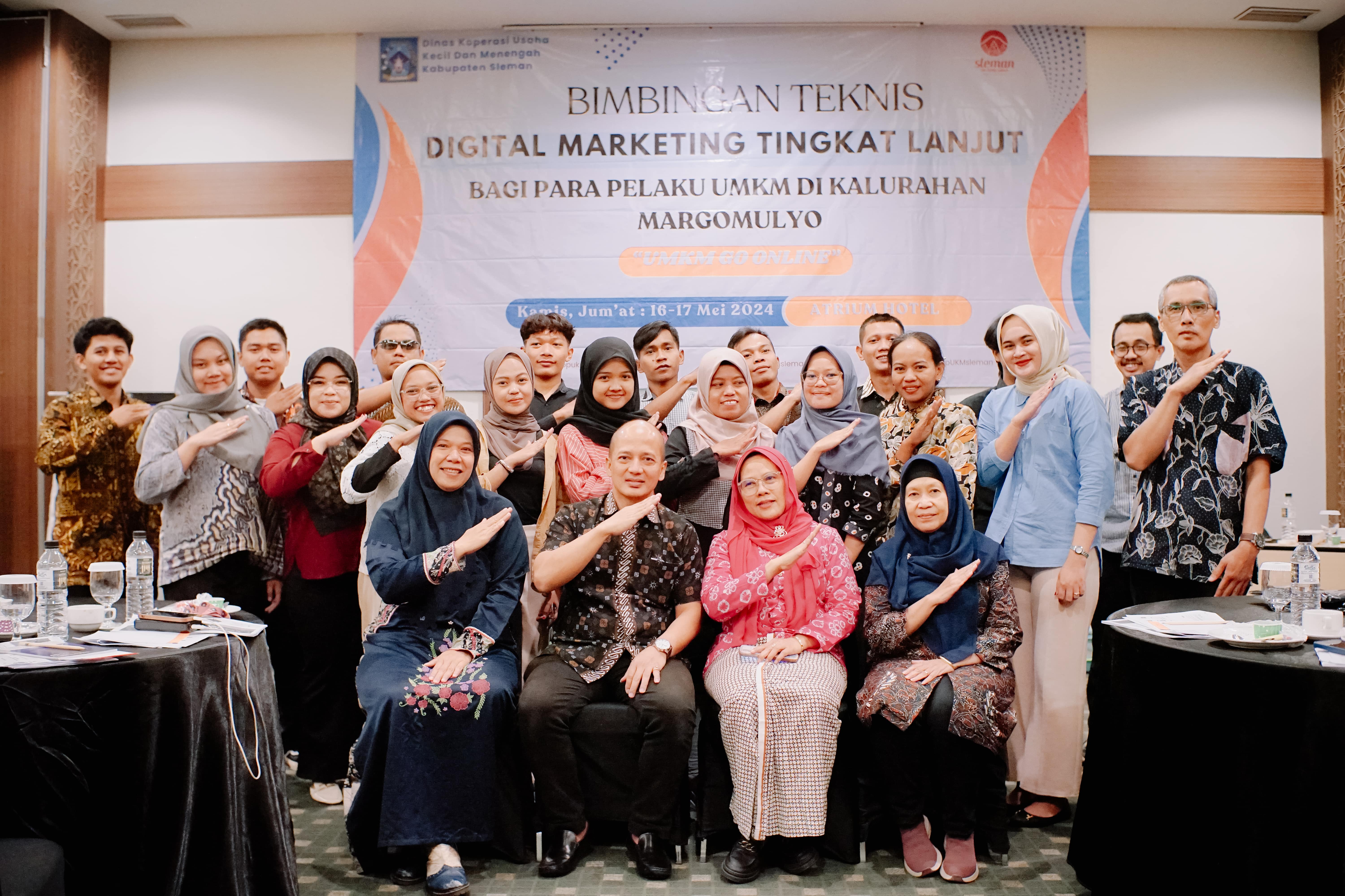 Bimbingan Teknis Digital Marketing Tingkat Lanjut untuk UMKM Kalurahan Margomulyo