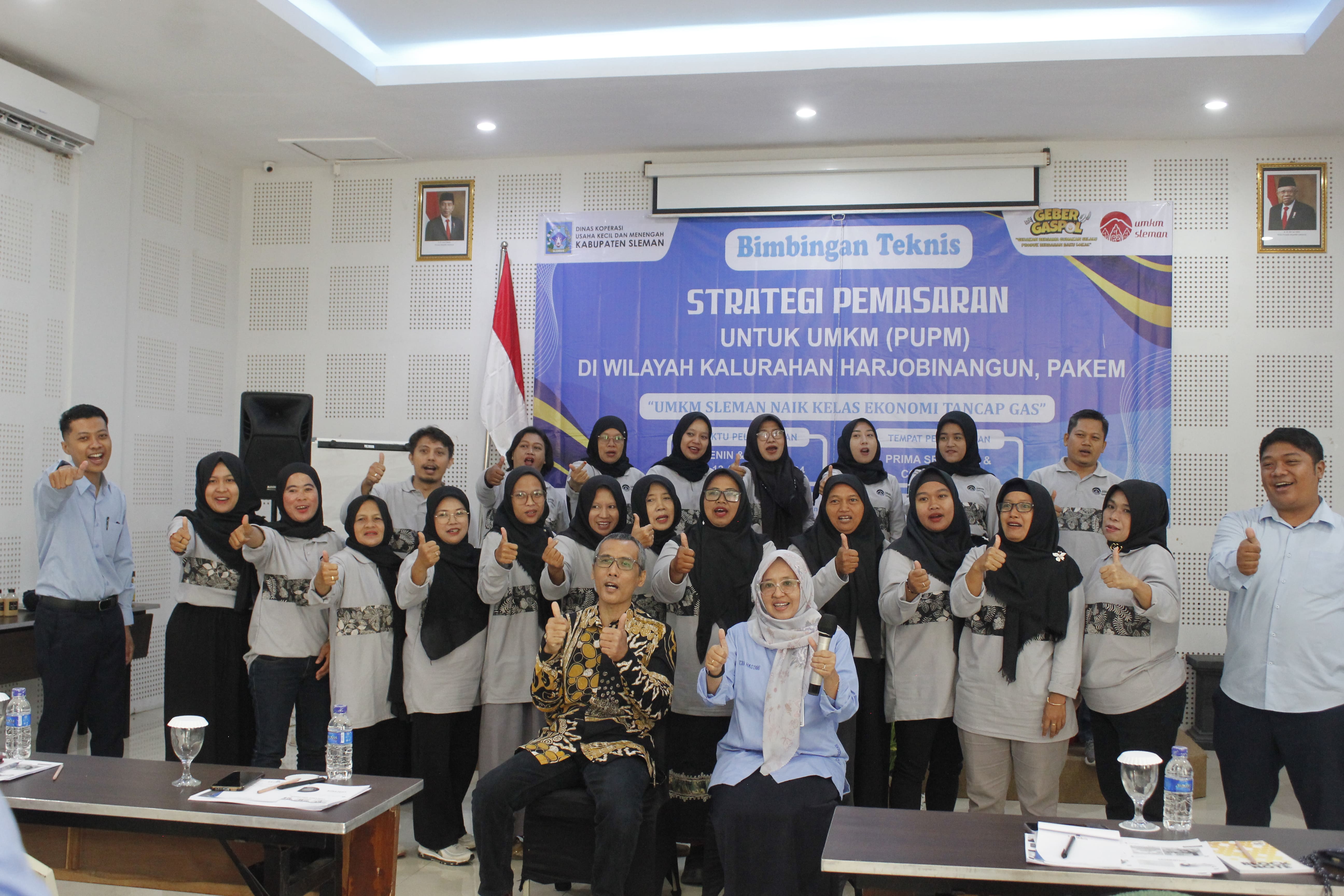 BIMTEK Strategi Pemasaran untuk UMKM Kelurahan Harjobinangun