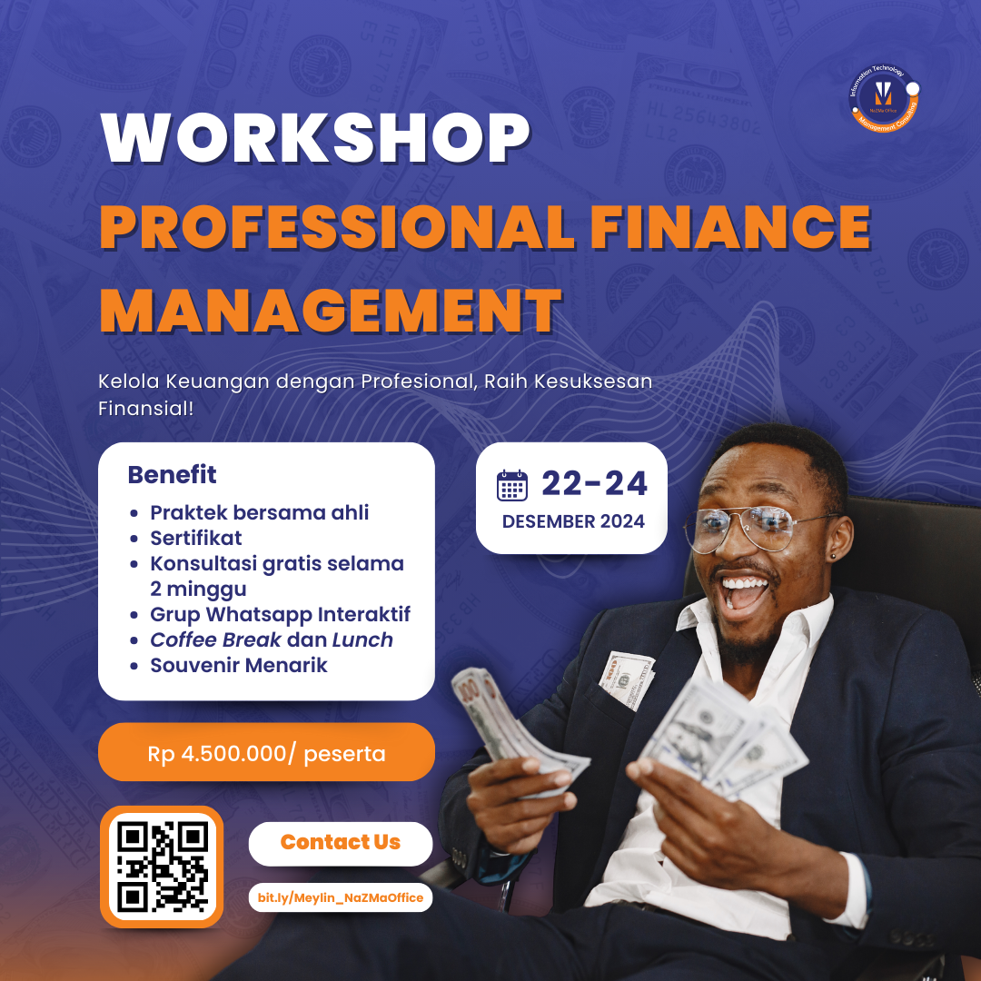 WORKSHOP PROFESSIONAL FINANCE MANAGEMENT