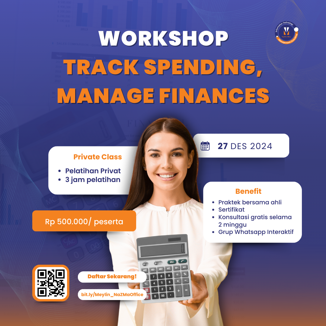 WORKSHOP TRACK SPENDING, MANAGE FINANCES